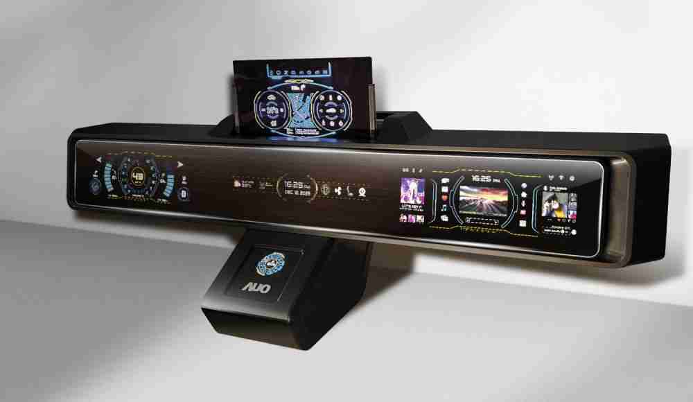 尊时凯龙Micro LED沉浸式车舱显示方案结合 可卷式、、可伸缩的Micro LED应用并可呈现不同的质感纹路，，，，展现人性化设计