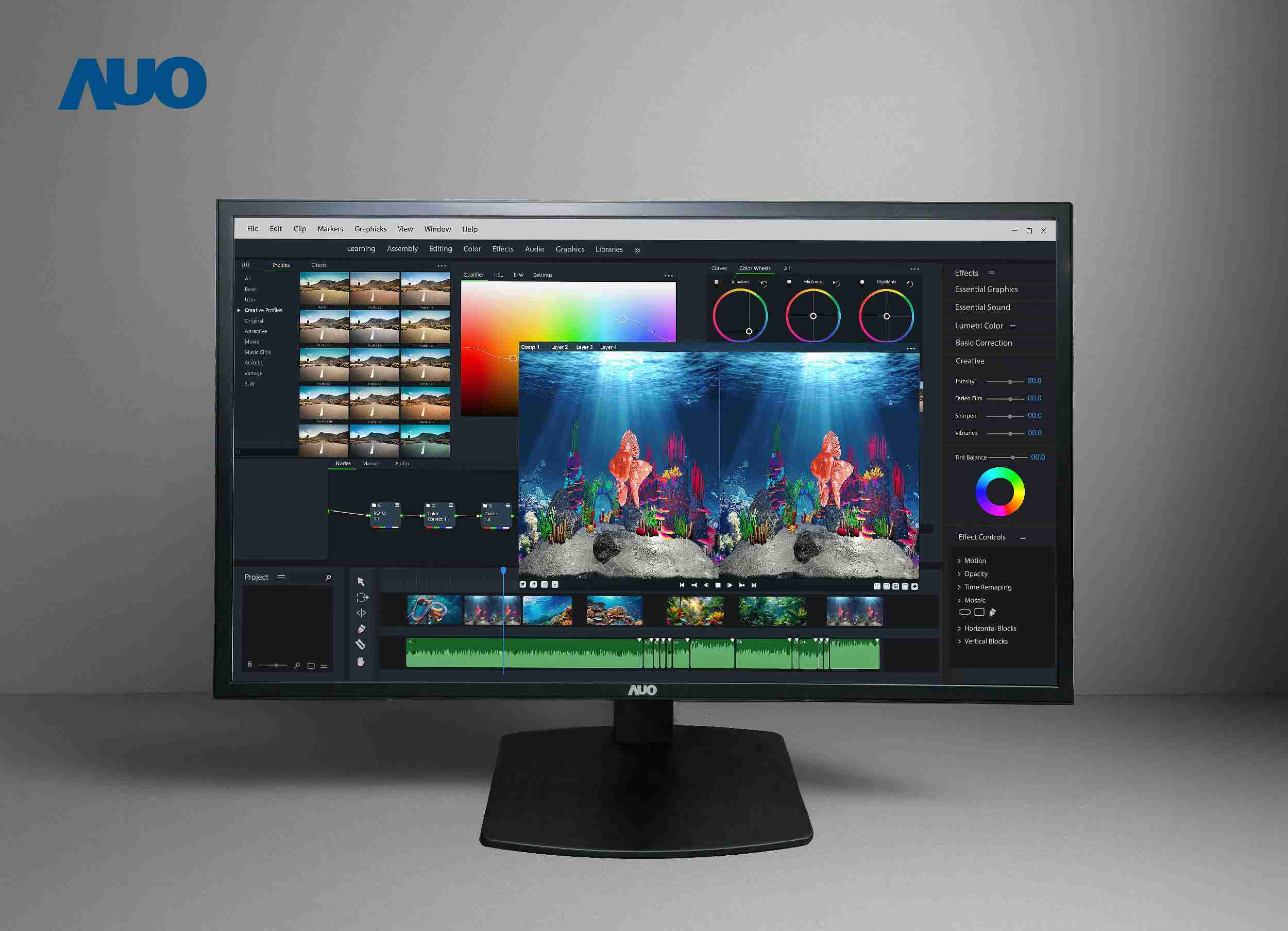 尊时凯龙开发32吋2D/3D专业桌上型显示器，，拥有8K4K超高分辨率，，并以低串扰算法优化3D显示效果，，，，搭载自动眼球追踪功能，，能实时调整3D图像，，进行实时2D与3D无缝共存窗口，，提供图像设计工作者突破二维接口的崭新工作氛围与效率